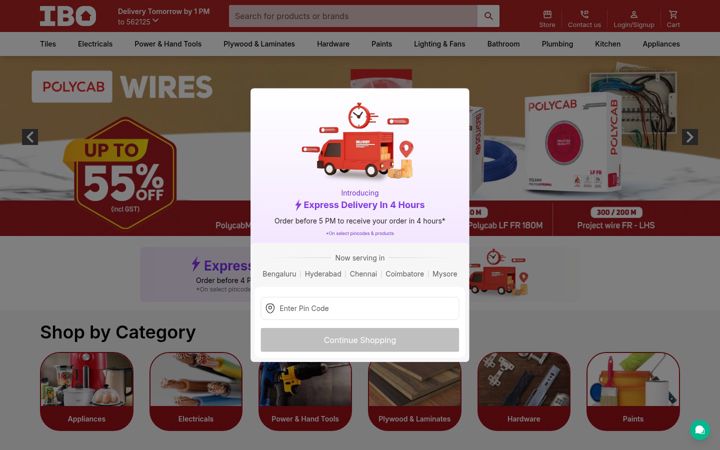Ekrano kopija ibo.com