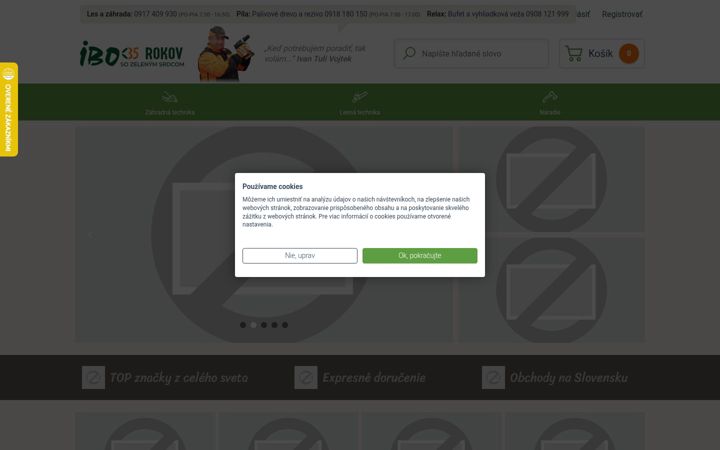 Screenshot of ibo.sk