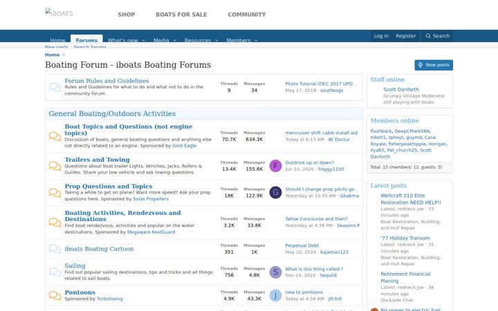 Screenshot of iboats.com