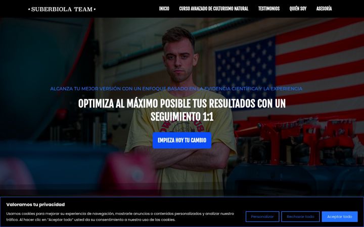 Screenshot of ibonsuberbiola.com