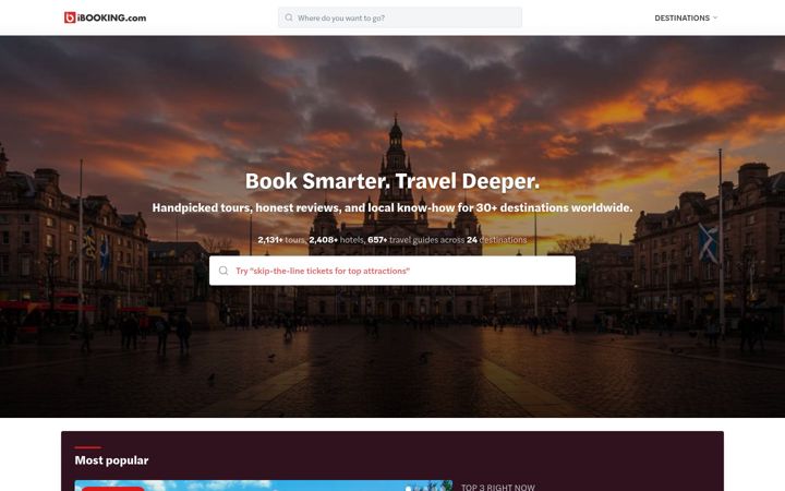 Screenshot of ibooking.com