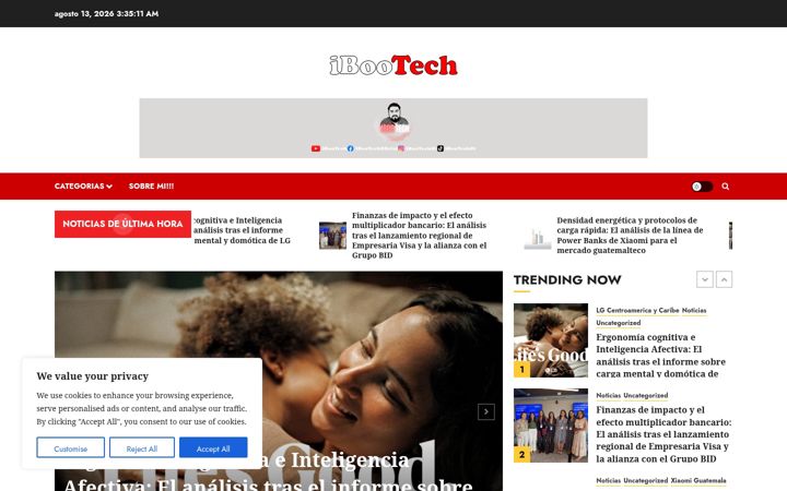 Екранна снимка на ibootechgt.com