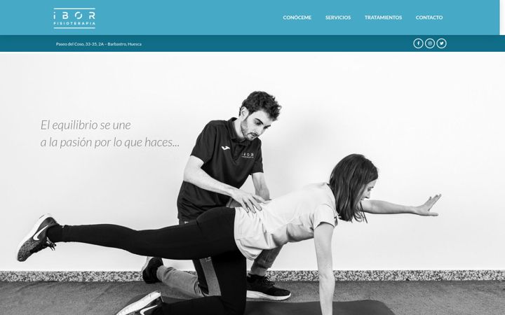 Screenshot of iborfisioterapia.com