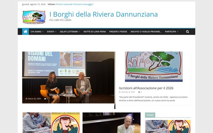 Screenshot of iborghidellarivieradannunziana.it