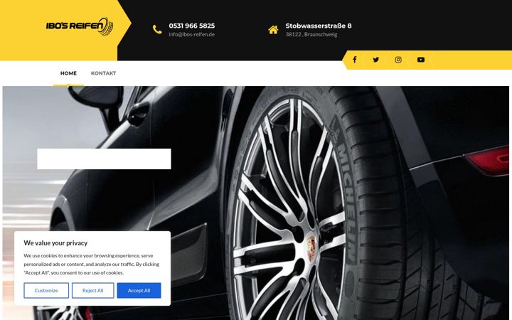 Screenshot of ibos-reifen.de