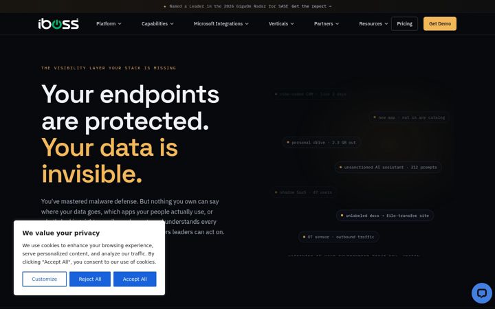 Screenshot of iboss.com