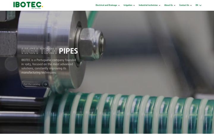 Screenshot of ibotec.com