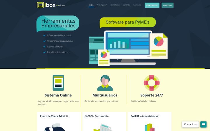 Screenshot of ibox.mx