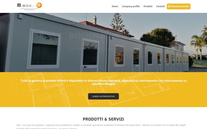 Screenshot of iboxsrl.it