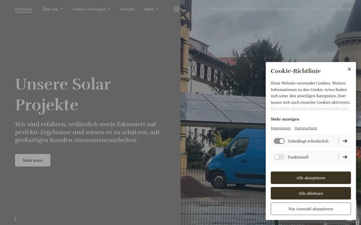 Screenshot of ibpc-carport.de