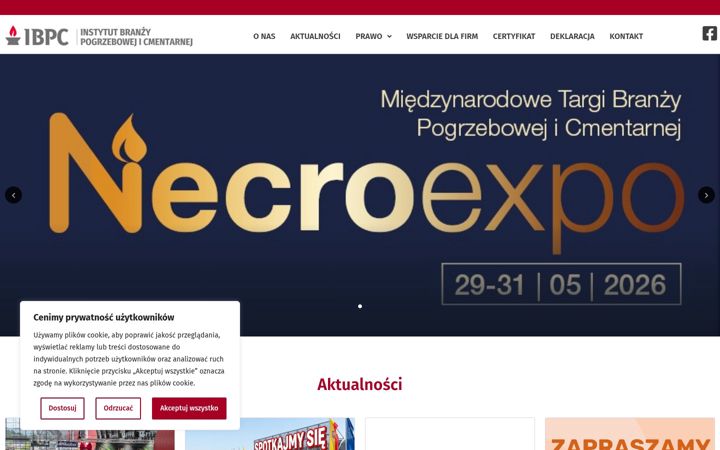 Screenshot of ibpc.pl