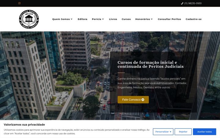 Screenshot of ibpjud.org