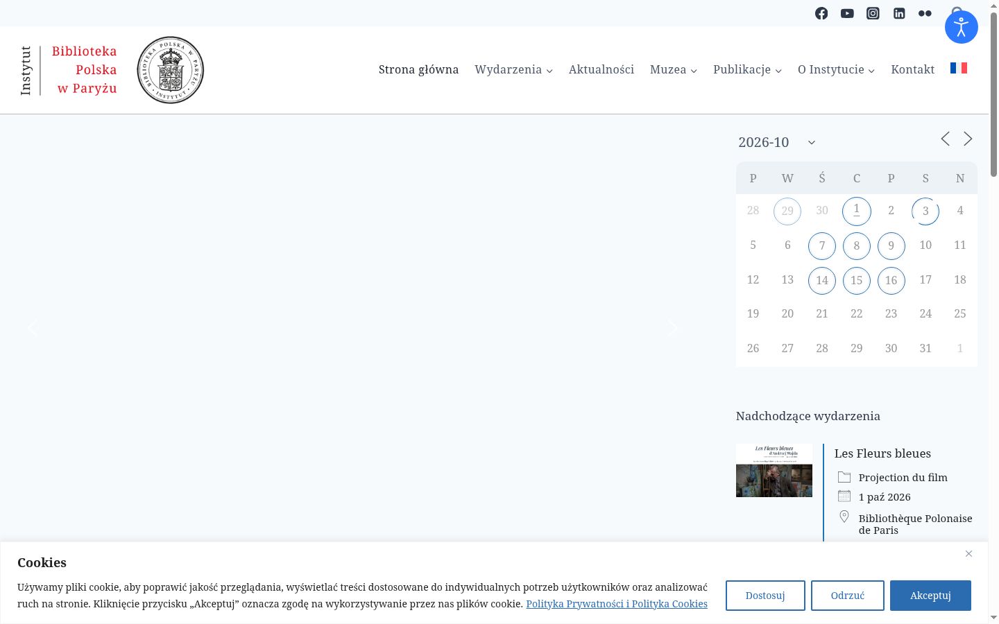 Captura de ecrã do banner de consentimento apresentado antes de qualquer interação