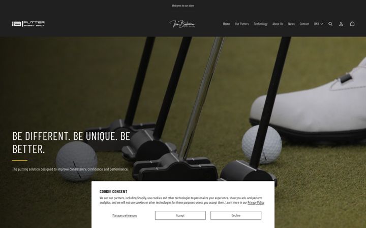 Screenshot of ibputter.com