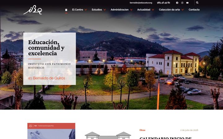 Captura de ecrã de ibq.es