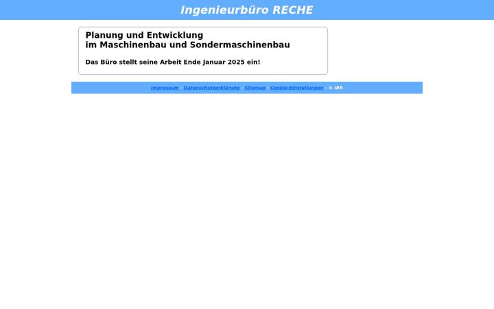 Screenshot of ibr-reche.de