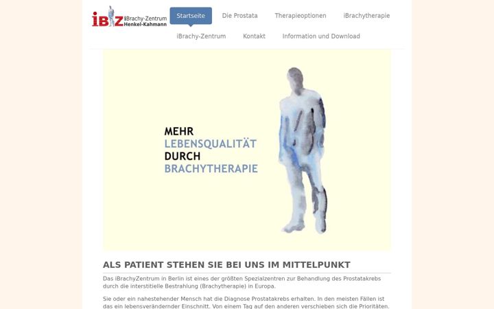 Screenshot of ibrachy-zentrum.de