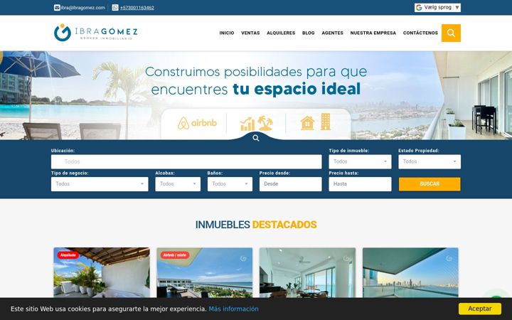 Screenshot of ibragomezbroker.com