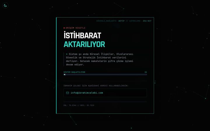 Screenshot of ibrahimcelebi.com