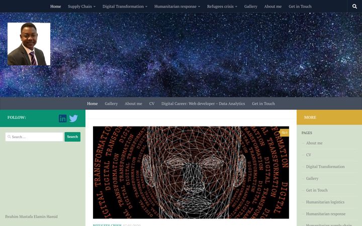 Screenshot of ibrahimehamid.com