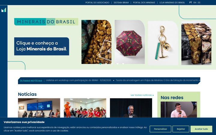 Screenshot of ibram.org.br