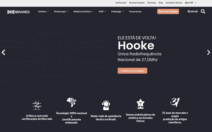 Screenshot of ibramed.com.br