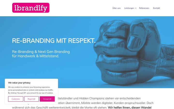 Screenshot of ibrandify.de