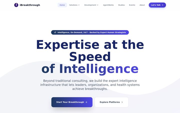 Screenshot of ibreakthrough.com