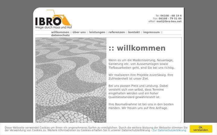 Screenshot of ibro-bau.net