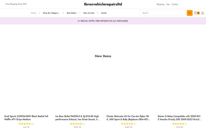 Screenshot of ibroxvehiclerepairsltd.co.uk