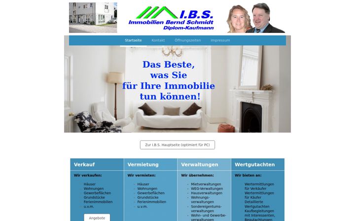 Screenshot of ibs-24.com