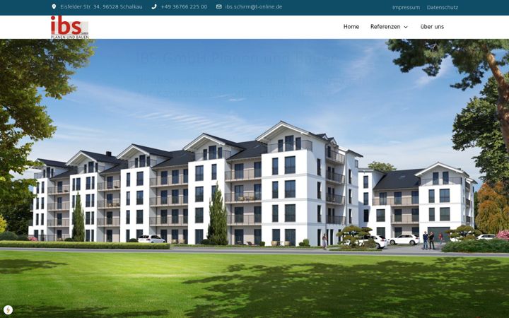 Screenshot of ibs-bau.com