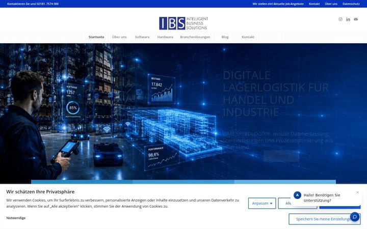 Screenshot of ibs-deutschland.com