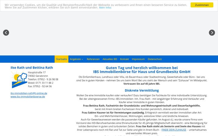 Screenshot of ibs-immobilienboerse.de