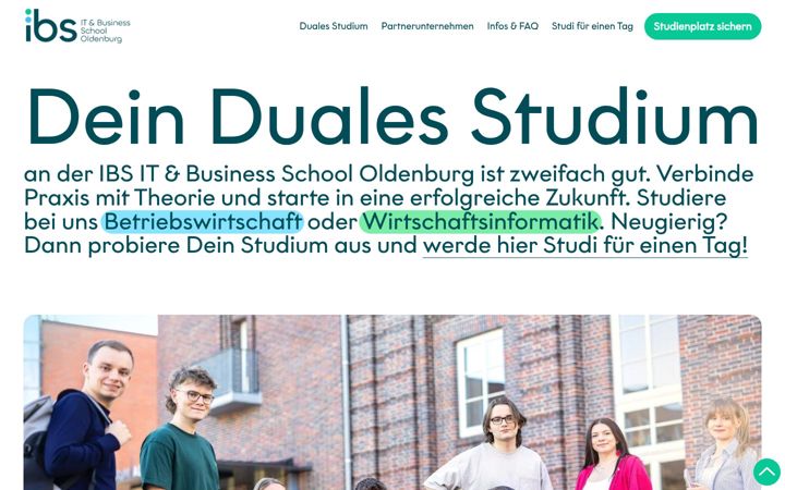 Screenshot of ibs-ol.de