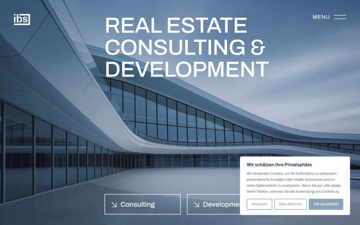 Screenshot of ibs-swissrealestate.com
