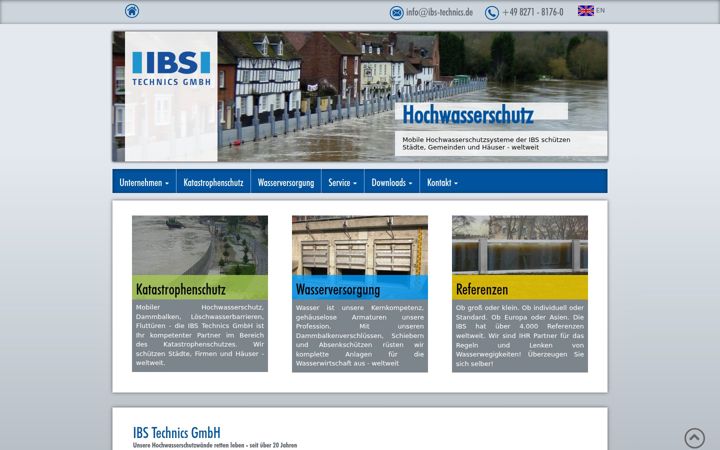 Screenshot of ibs-technics.com