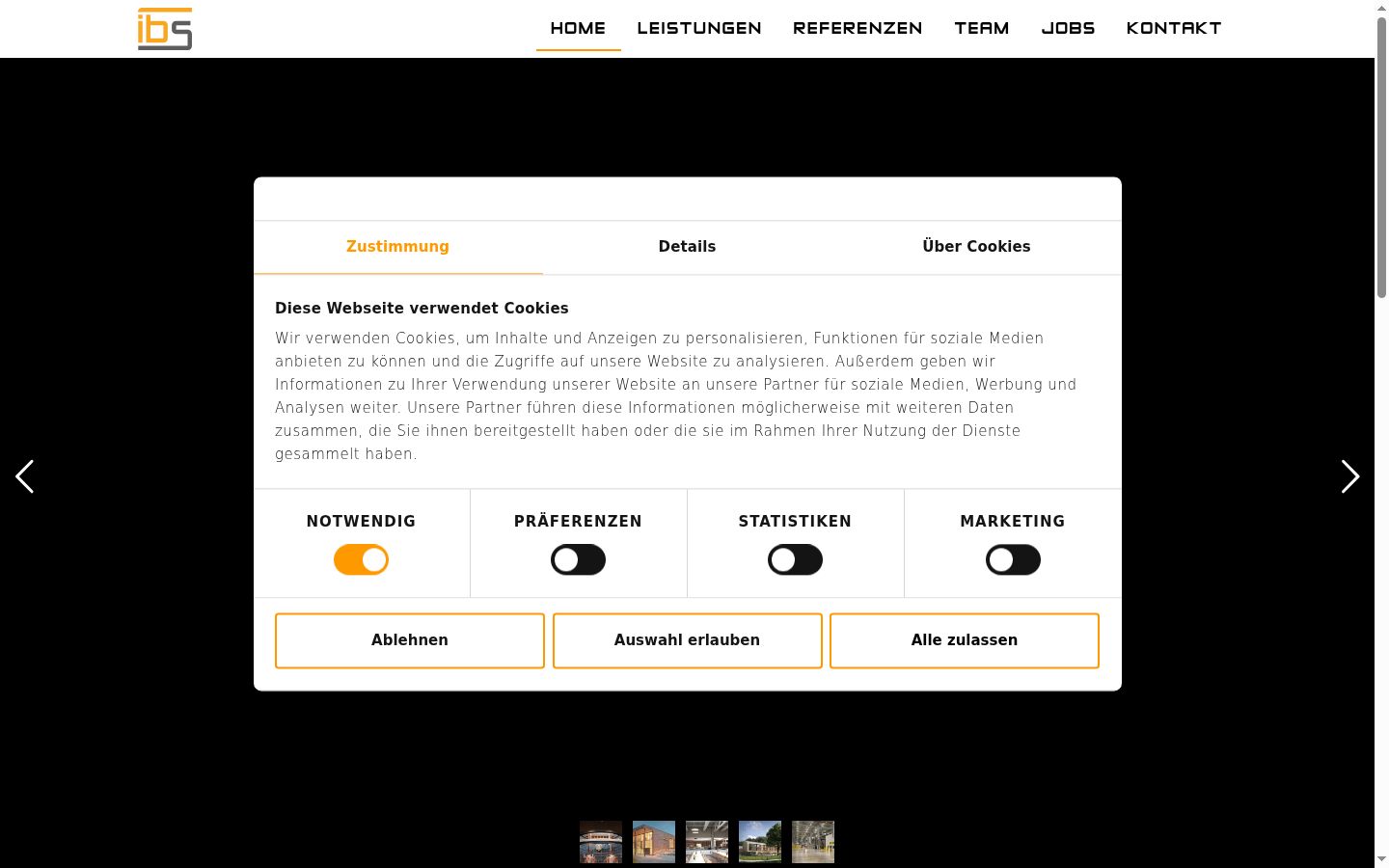 Screenshot tal-banner tal-kunsens muri qabel kwalunkwe interazzjoni