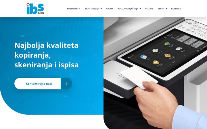 Screenshot of ibs.hr