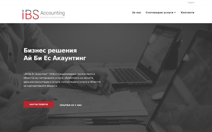 Screenshot of ibsaccounting.eu