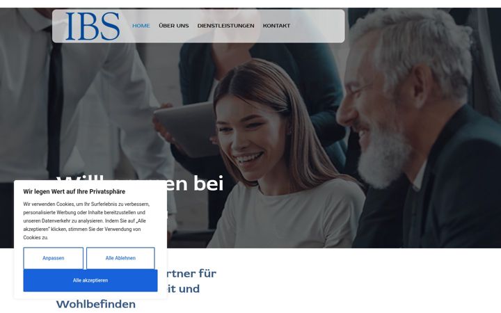 Screenshot of ibsag.ch