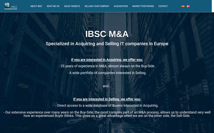 Screenshot of ibscma.com