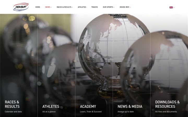 Screenshot of ibsf.org