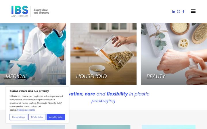 Screenshot of ibsmoulding.com
