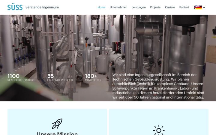 Screenshot of ibsuess.de