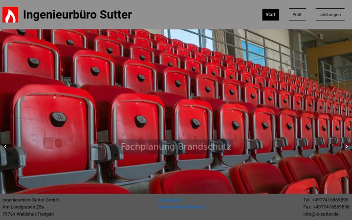 Screenshot of ibsutter.de