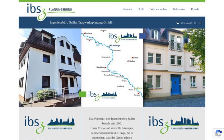Screenshot of ibszillat.de