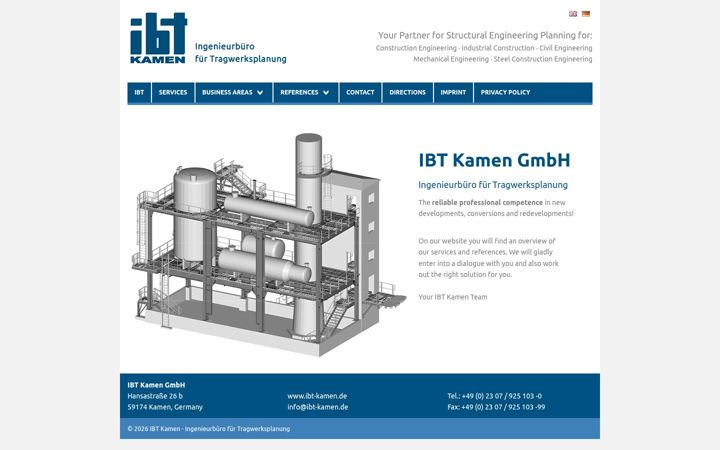 Screenshot of ibt-kamen.de