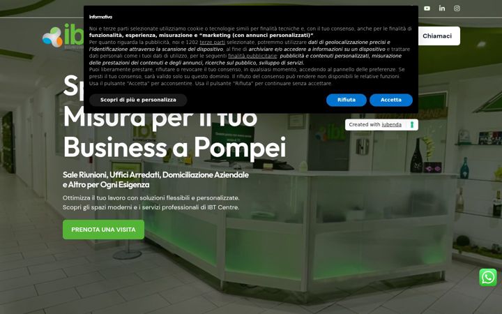 Screenshot of ibtcentre.it