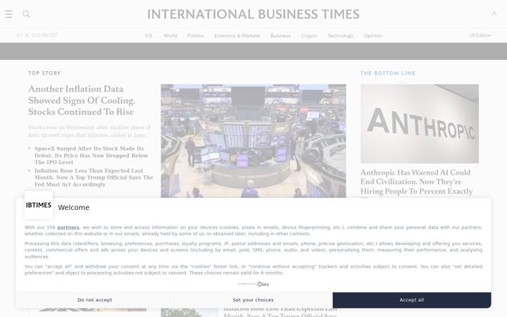 Screenshot di ibtimes.com